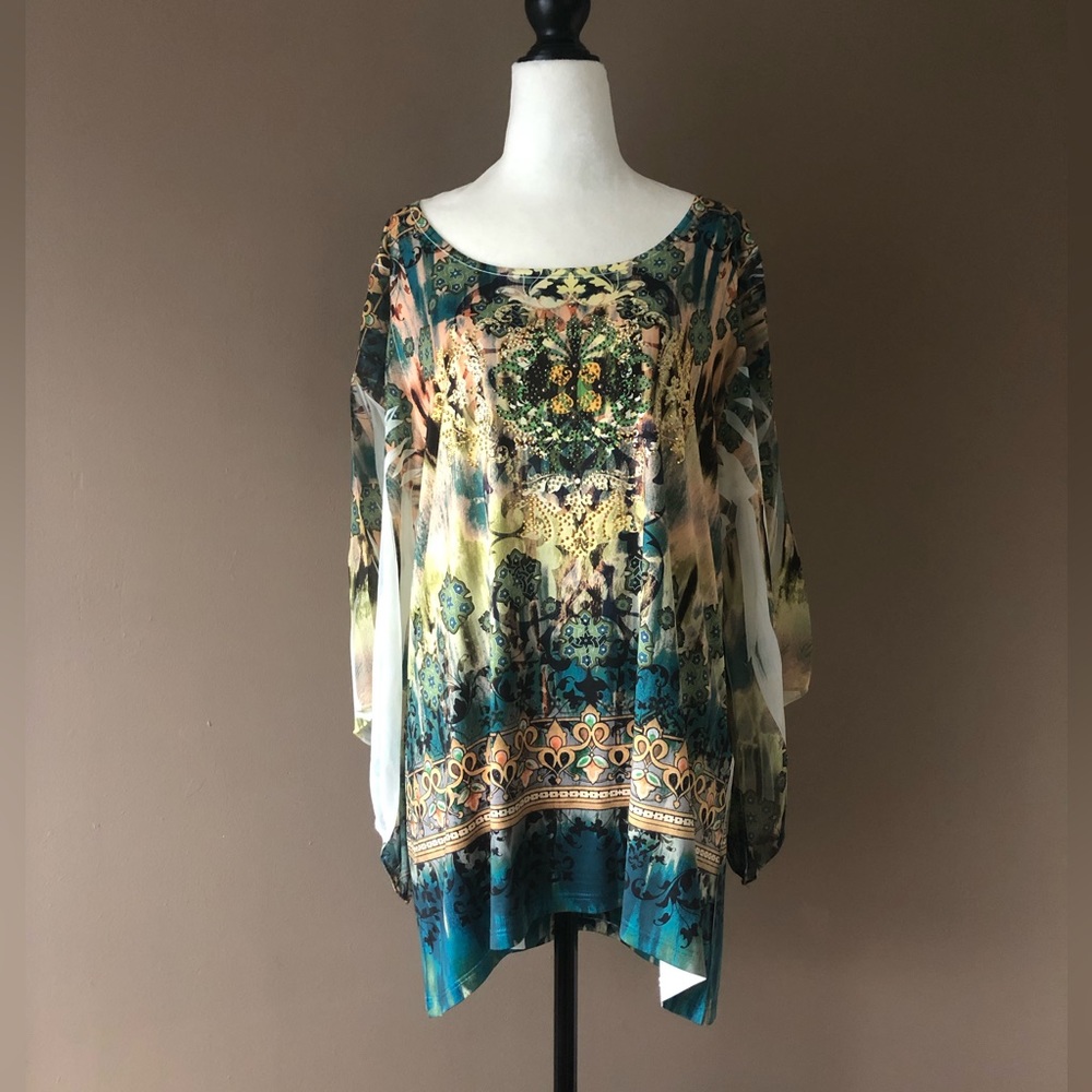 Tunic top, high-low